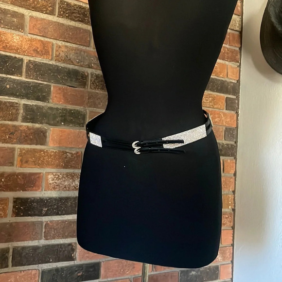 Swarovski Black Crystal Belt‎